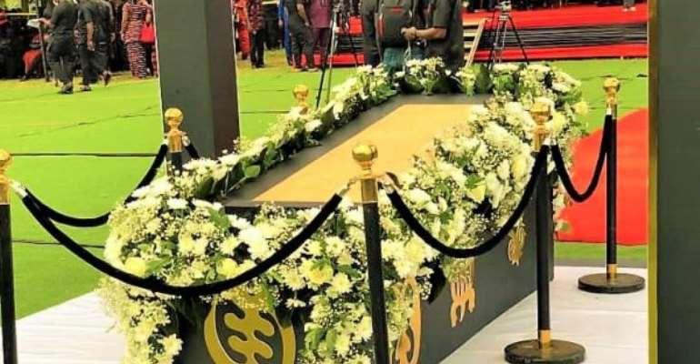 Akufo-Addo, Bawumia pay last respect to ‘Sir&nbsp;John’