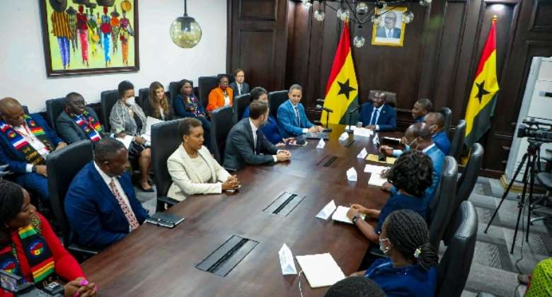 Bawumia welcomes US business&nbsp;delegation