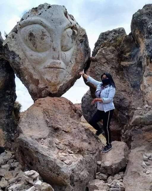 Alien Figure  Mystery Stones located in&nbsp;Peru.