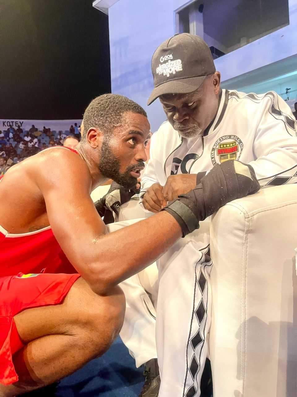 THE FIRST SON OF GHANAIAN OLD BOXER AZUMAH&nbsp;NELSON