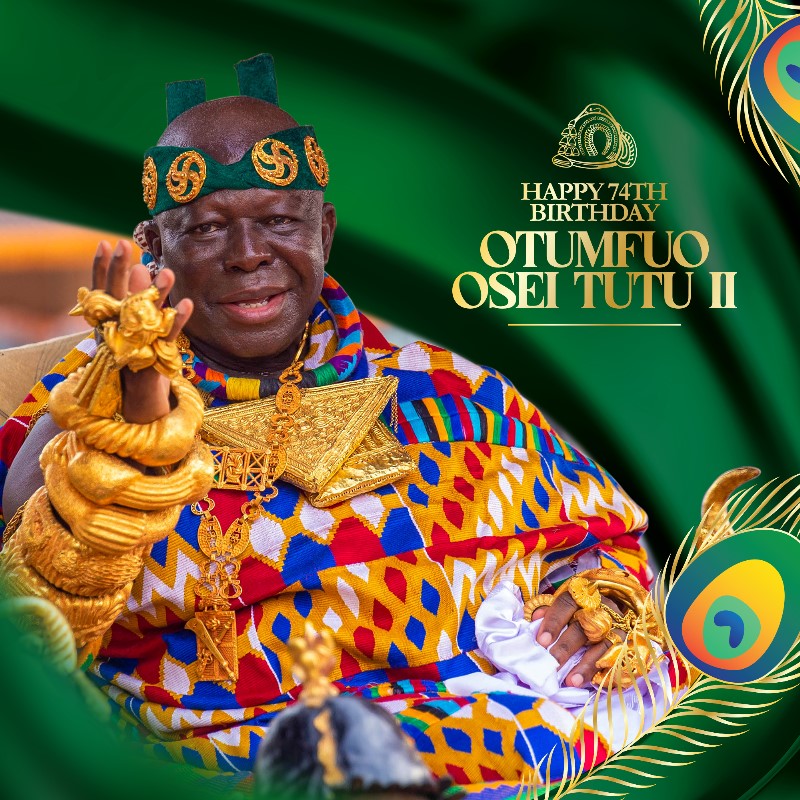 THE KING 🤴 OF THE ASNTE OTUMF)O OSEI TUTU II IS 74&nbsp;YEARS