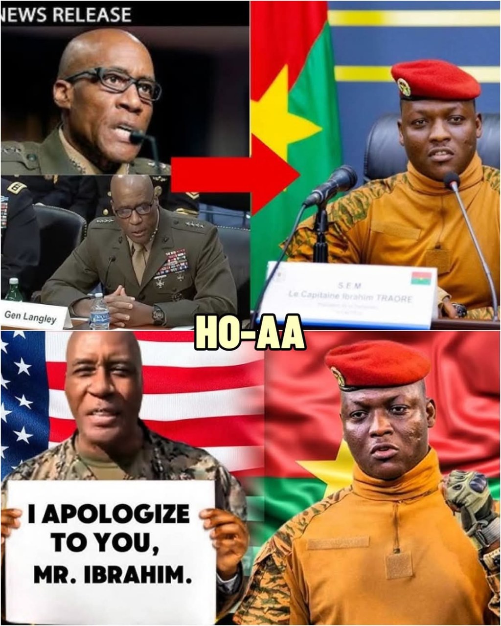 MICHEL LANGLEY ASKS IBRAHIM TRAORÈ FOR&nbsp;FORGIVENESS