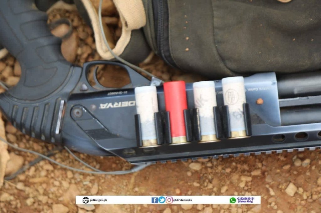 BREAKING NEWS 👉 TWENTY-SEVEN (27) PERSONS ARRESTED, EXCAVATORS AND WEAPONS SEIZED AT ANKAASE&nbsp;GYADAM.